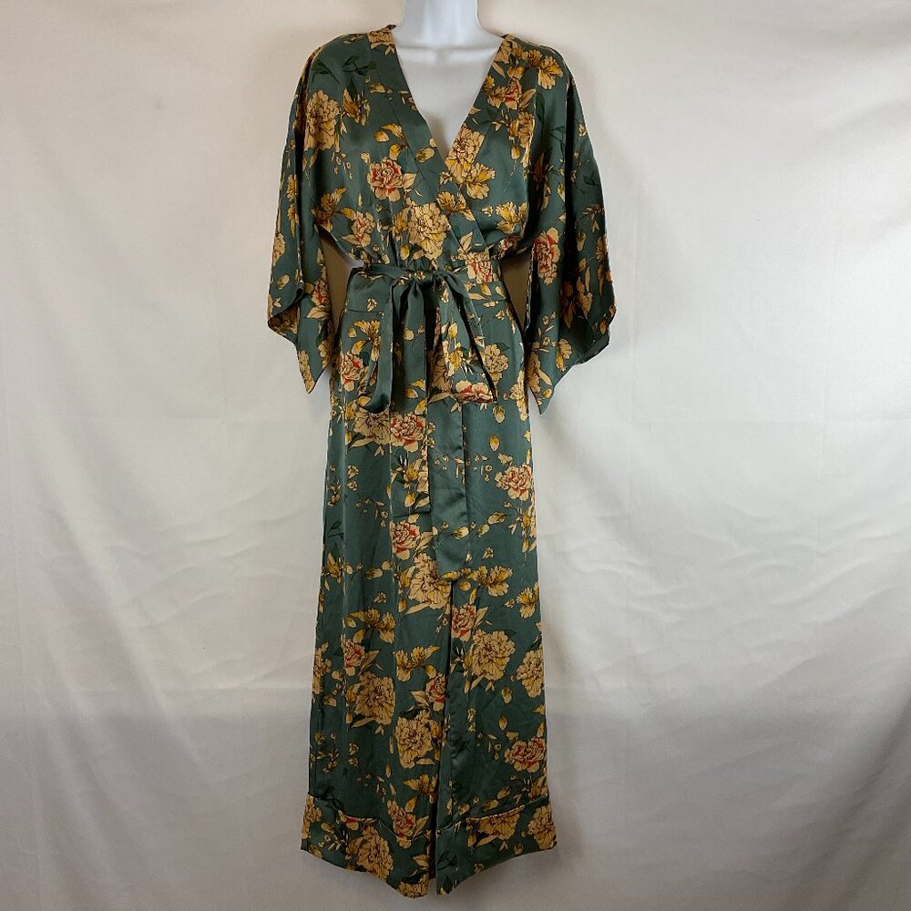 Zara Green Floral Jumpsuit